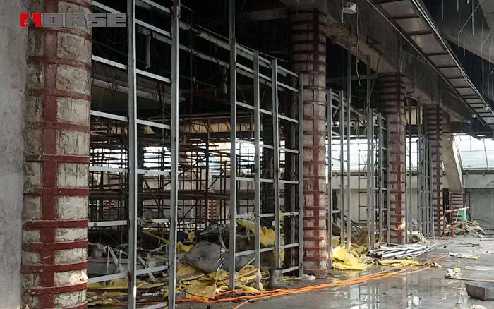column strengthening with bonding steel strip column strengthening with bonding steel strip