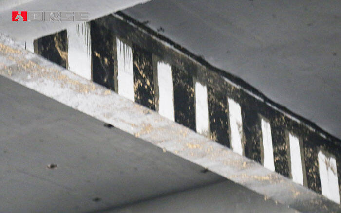 beam repair by carbon fiber fabric