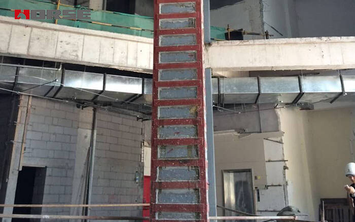 Steel Jacketing of Column