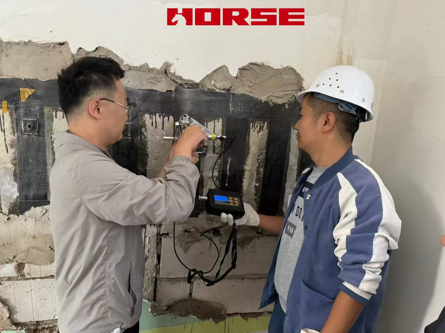 On-site Testing After Carbon Fiber Installation On-site Testing After Carbon Fiber Installation