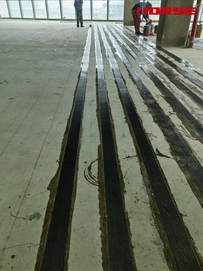 CFRP Fabric Strengthening for R&D Office Floor