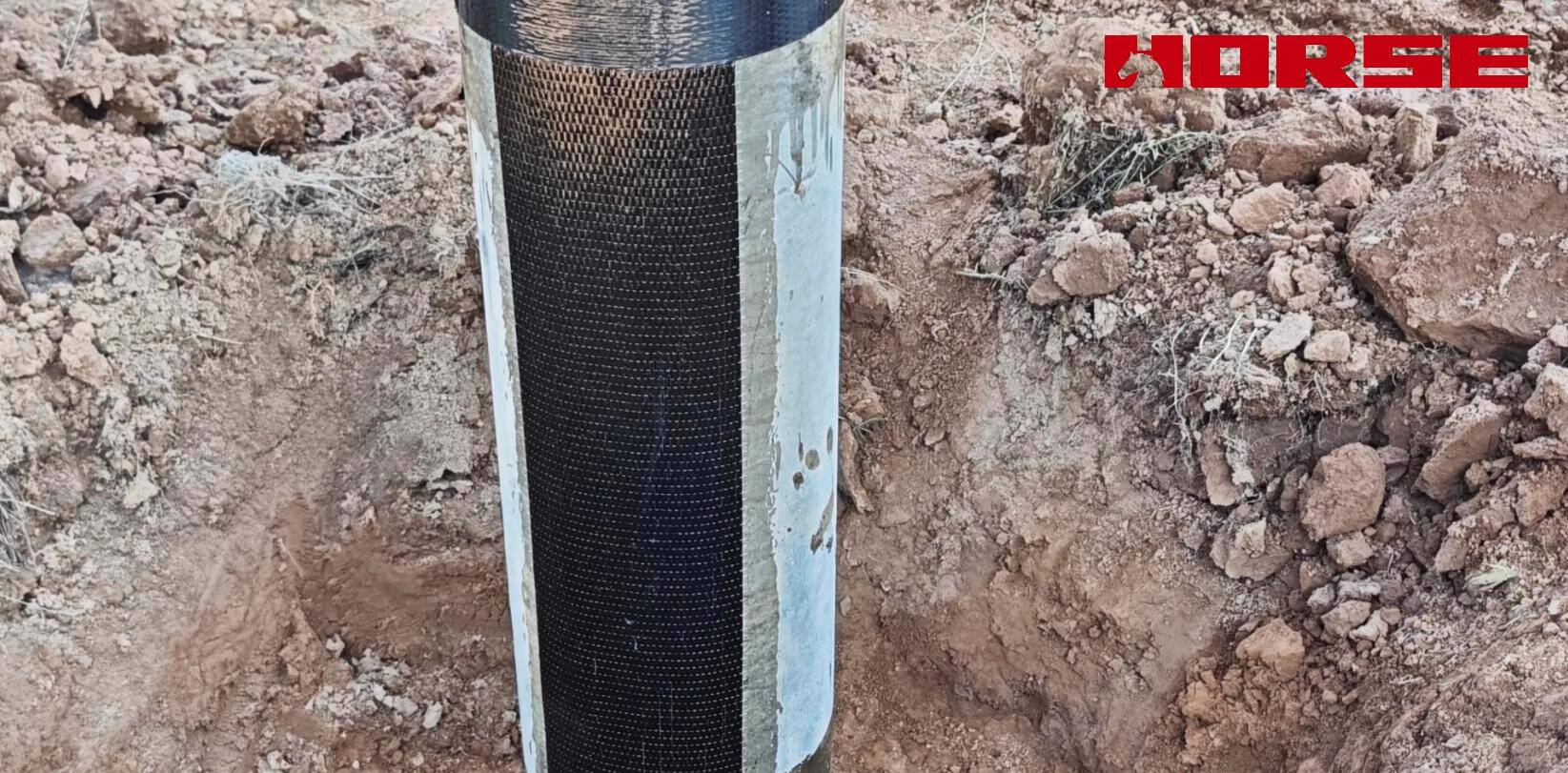 Carbon Fiber Strengthen Photovoltaic Reinforced Concrete Pier