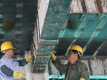 steel jacketing of beams
