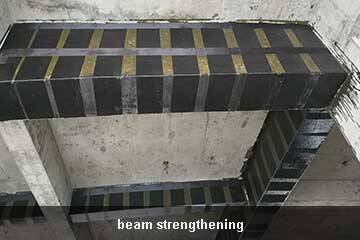 carbon fiber concrete beam repair