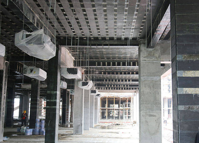 strengthening by unidirectional carbon fiber